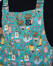 Load image into Gallery viewer, Rebel Romance Bloom And Brew Stretch Dungarees