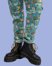Load image into Gallery viewer, Rebel Romance Bloom And Brew Stretch Dungarees
