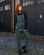 Load image into Gallery viewer, Green Seas Stretch Twill Dungarees