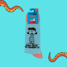 Load image into Gallery viewer, WHO SAYS I'M CRABBY?? SOCKS - PEANUTS