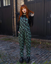 Load image into Gallery viewer, Green Seas Stretch Twill Dungarees