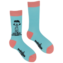 Load image into Gallery viewer, WHO SAYS I'M CRABBY?? SOCKS - PEANUTS