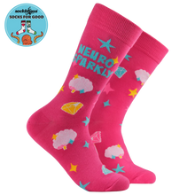 Load image into Gallery viewer, Neuro Sparkly Socks