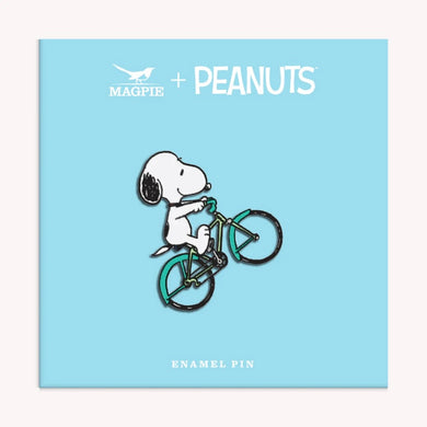 Peanuts Lifestyle Enamel Pin - Cycle Snoopy