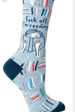 Load image into Gallery viewer, Fuck Off, I&#39;m Reading Women&#39;s Socks