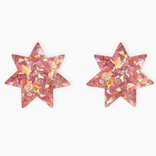 Load image into Gallery viewer, Acrylic Star Stud Earrings