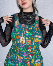 Load image into Gallery viewer, Festive: Fairytales and Pantomimes Stretch Twill Pinafore Dress