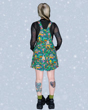 Load image into Gallery viewer, Festive: Fairytales and Pantomimes Stretch Twill Pinafore Dress