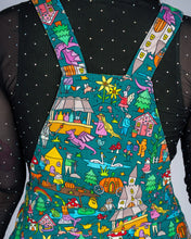 Load image into Gallery viewer, Festive: Fairytales and Pantomimes Stretch Twill Pinafore Dress