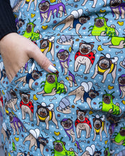 Load image into Gallery viewer, Pug Bugs Stretch Twill Dungarees