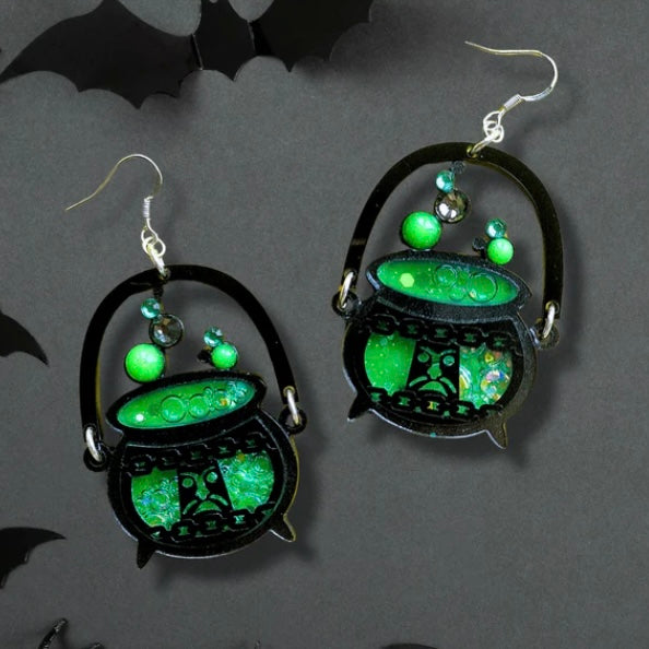 Cauldron earrings