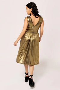 Gigi MIDI Dress Gold