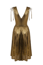 Load image into Gallery viewer, Gigi MIDI Dress Gold