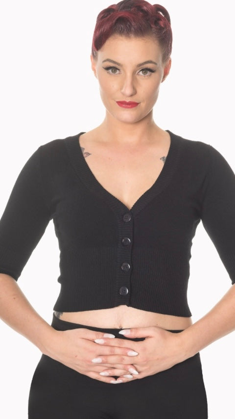 Sweet Dreamer Cardigan Black