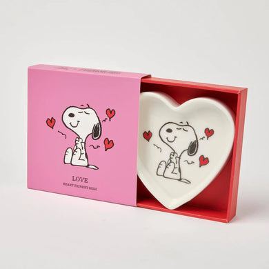 Peanuts Heart Shaped Trinket Dish - Love