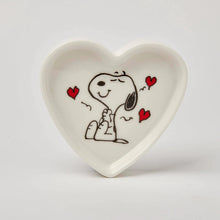 Load image into Gallery viewer, Peanuts Heart Shaped Trinket Dish - Love