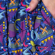 Load image into Gallery viewer, 90&#39;s Arcade Stretch Belted Tea Dress with Pockets