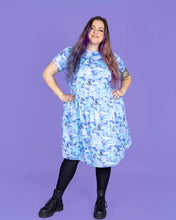 Load image into Gallery viewer, Winter Friends Stretch Belted Tea Dress with Pockets