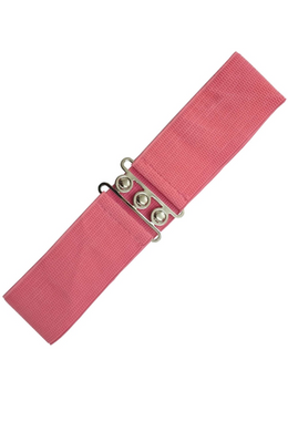 Vintage Stretch Belt Coral