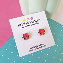 Load image into Gallery viewer, Cute Dragon Kawaii stud earrings