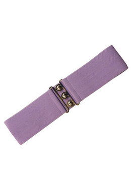 Vintage Stretch Belt Lavender Hell Bunny