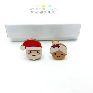 Claus stud earrings