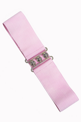 Vintage Stretch Belt Light Pink