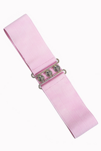 Vintage Stretch Belt Light Pink