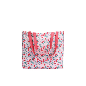 Cherry Print Tote Bag