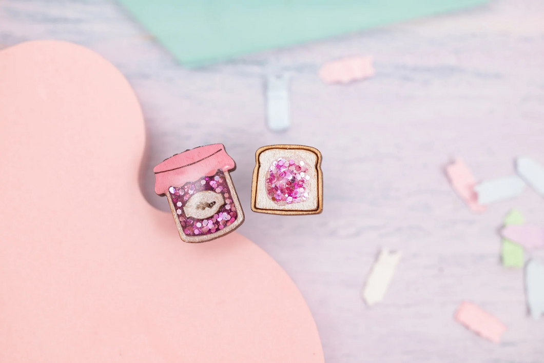 Jam and Toast Earrings