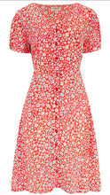 Load image into Gallery viewer, Sugarhill Brighton Gail Dress Red Rainbow Daisies