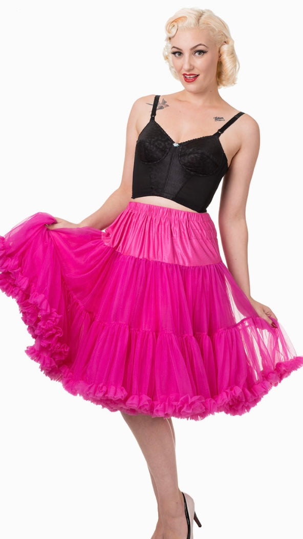 Banned Starlite Petticoat Hot Pink