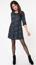 Load image into Gallery viewer, Smak Parlour  Witchy Things Print Cosmic Shift Dress