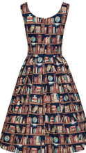Load image into Gallery viewer, Amanda Library Book &amp; Owl Swing Dress