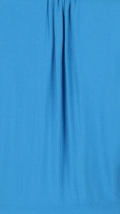 Gayle Plain Blue Swing Dress
