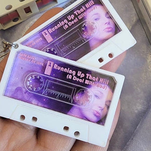 Kate Bush Cassette Earrings