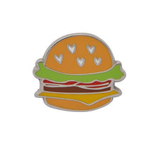 Load image into Gallery viewer, Erstwilder Hearty Hamburger Enamel Pin