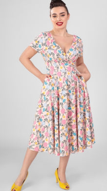 Maria Floral Whimsy Swing Dress
