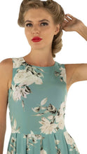 Load image into Gallery viewer, Annie Mint Floral Swing Dress