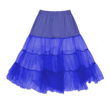 Load image into Gallery viewer, Lady Vintage 23 LENGTH PETTICOAT Empire Blue