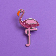 Load image into Gallery viewer, Flamingo Enamel Pin