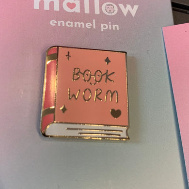 Bookworm Enamel Pin