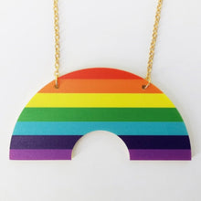 Load image into Gallery viewer, Rainbow Curve Necklace