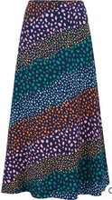 Load image into Gallery viewer, Zora Skirt Painterly Spot Stripe