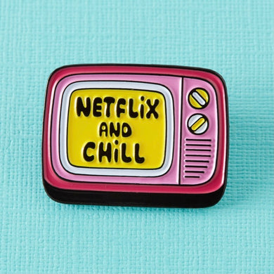 Punky Pins Netflix & Chill Enamel Pin