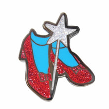 Load image into Gallery viewer, Ruby Slippers Enamel Pin