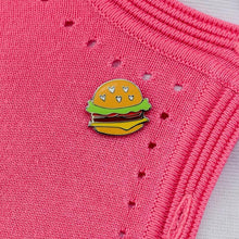 Load image into Gallery viewer, Erstwilder Hearty Hamburger Enamel Pin