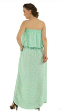 Load image into Gallery viewer, Karen Multi Wear Mint Polka Maxi Dress