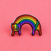 Load image into Gallery viewer, Rainbow Cat Enamel Pin