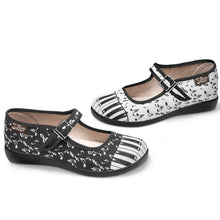 Load image into Gallery viewer, Chocolaticas® Thank You Music 2 Women&#39;s Mary Jane Flat